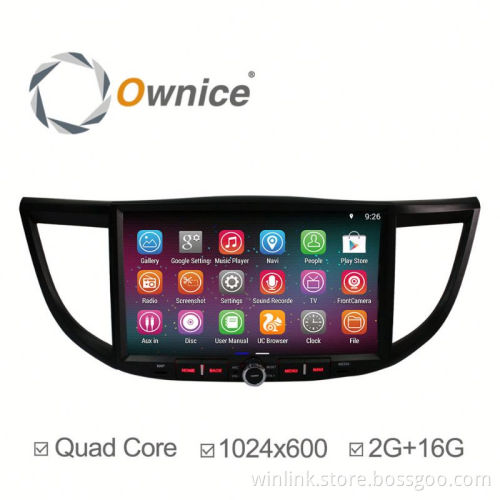 Factory price android 4.4 & android 5.1 car stereo for CRV built with wifi 1024*600 2G RAm